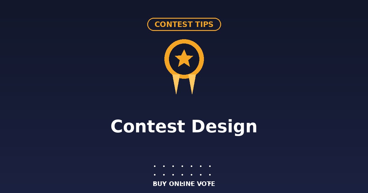 Contest Tips category illustration with a ribbon award icon
