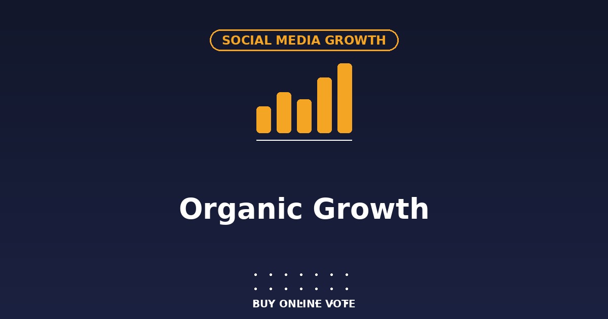 Social Media Growth category illustration with a bar chart icon