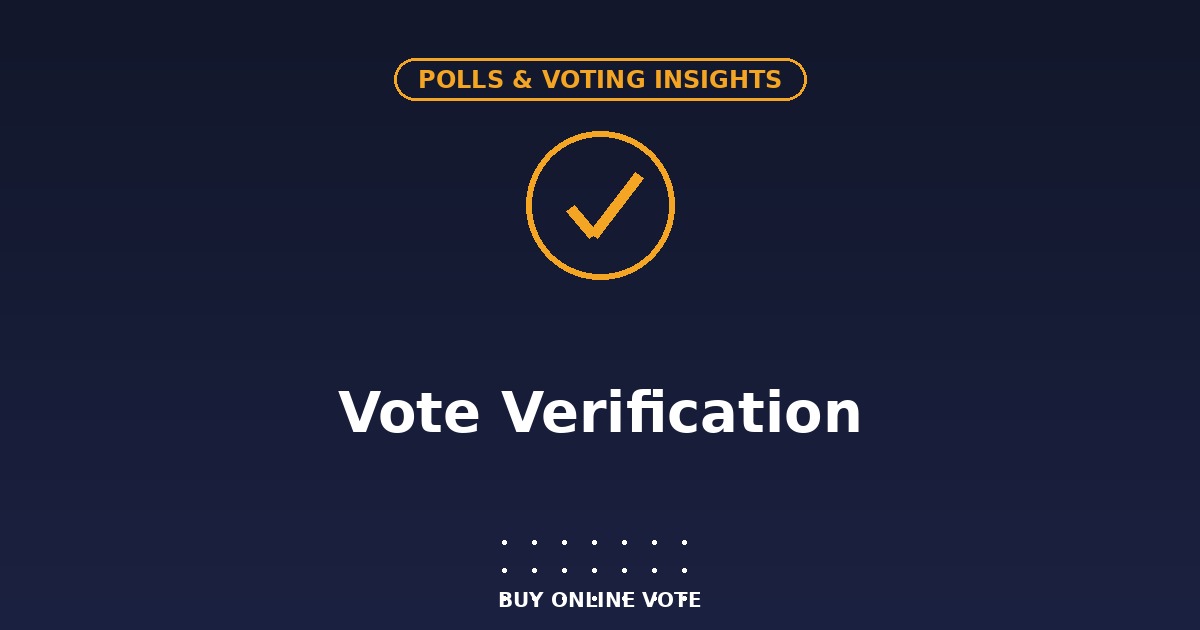 Understanding Vote Verification: Why Trust Matters in Online Contests